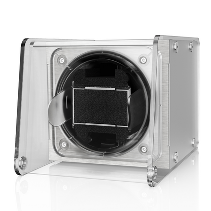 Watch Winder for Automatic Watches - Single Watch Winder Box with Quiet Motor 4 Rotation Mode Setting