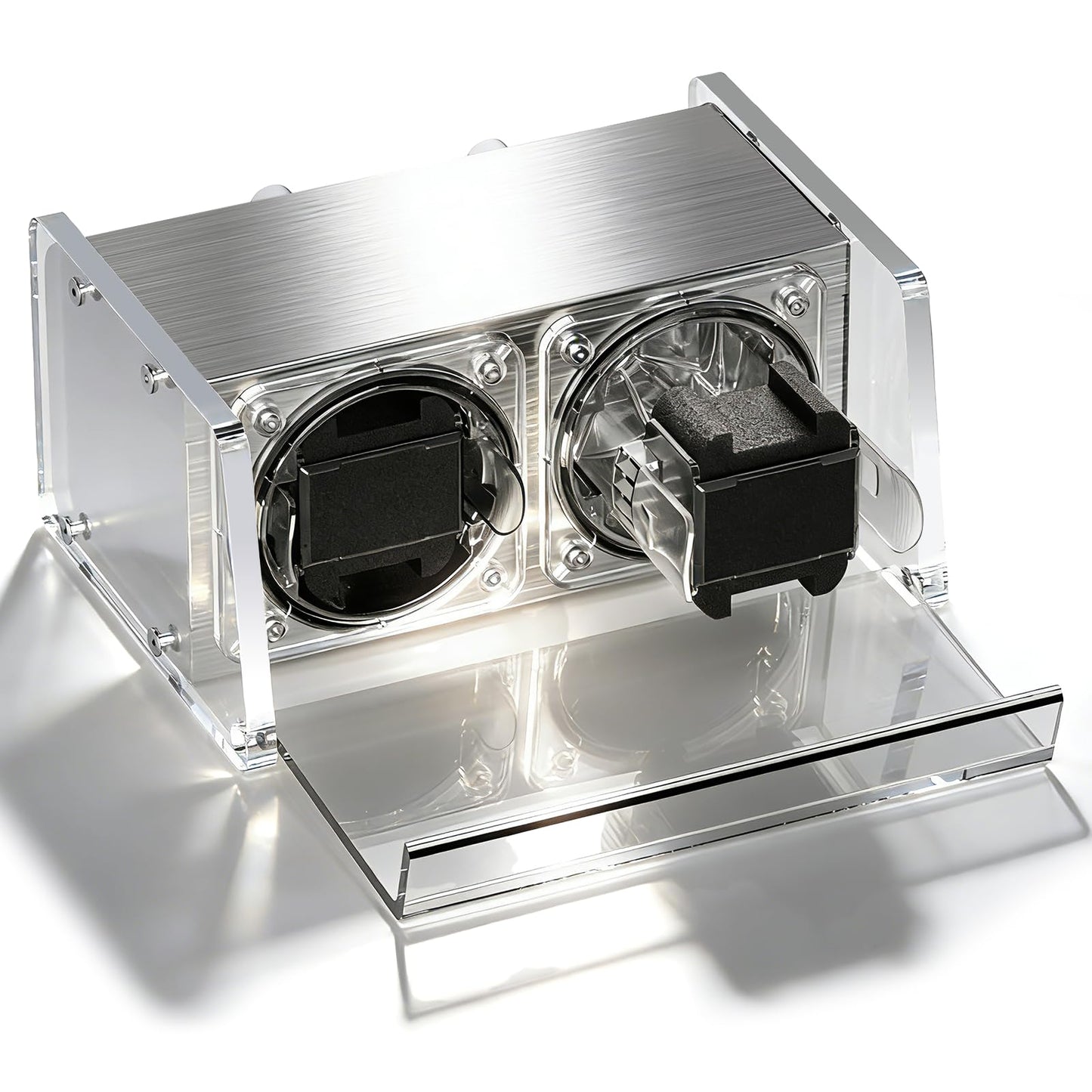 Watch Winder for Automatic Watches - Watch Winder Double with Quiet Motor 4 Rotation Mode Setting