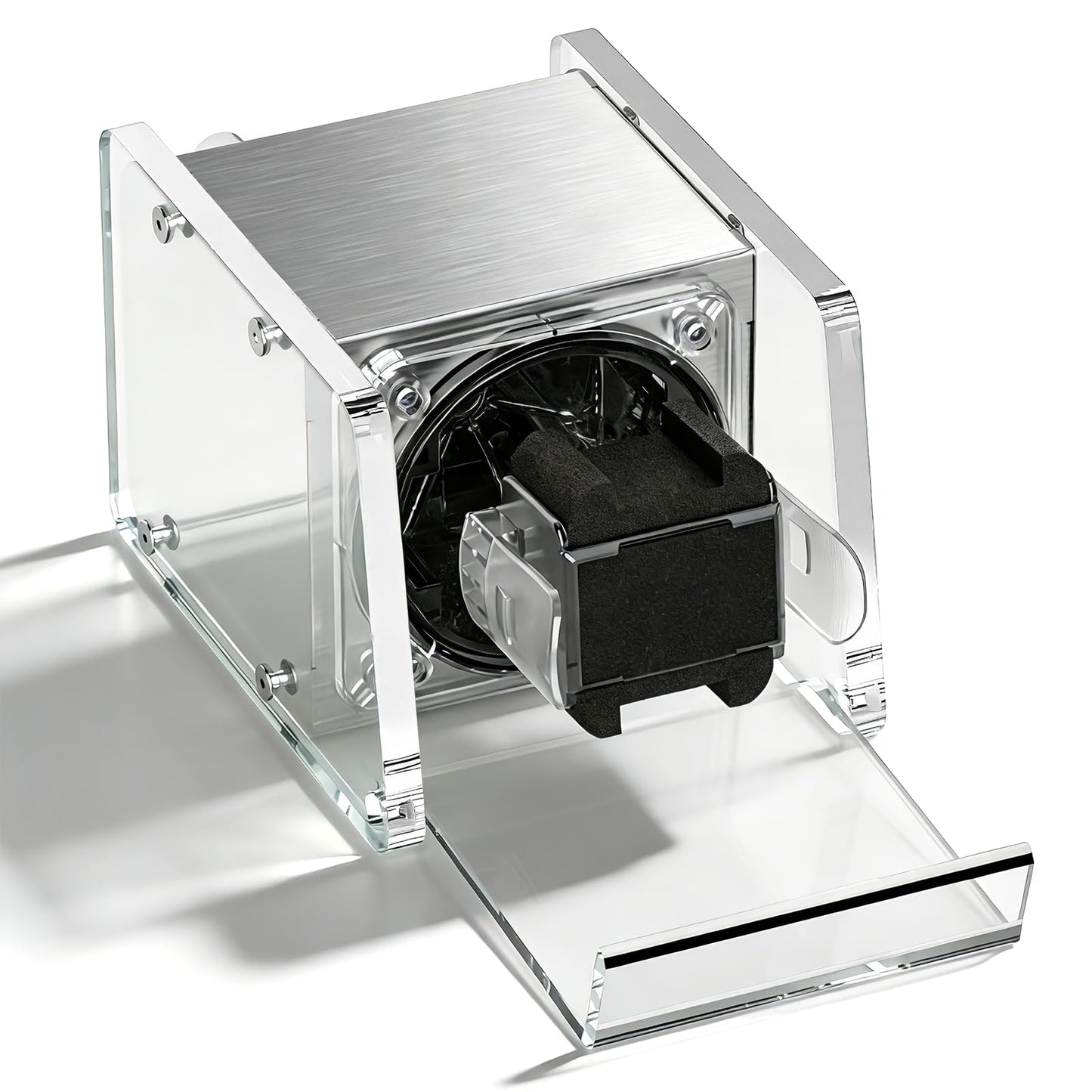 Watch Winder for Automatic Watches - Single Watch Winder Box with Quiet Motor 4 Rotation Mode Setting