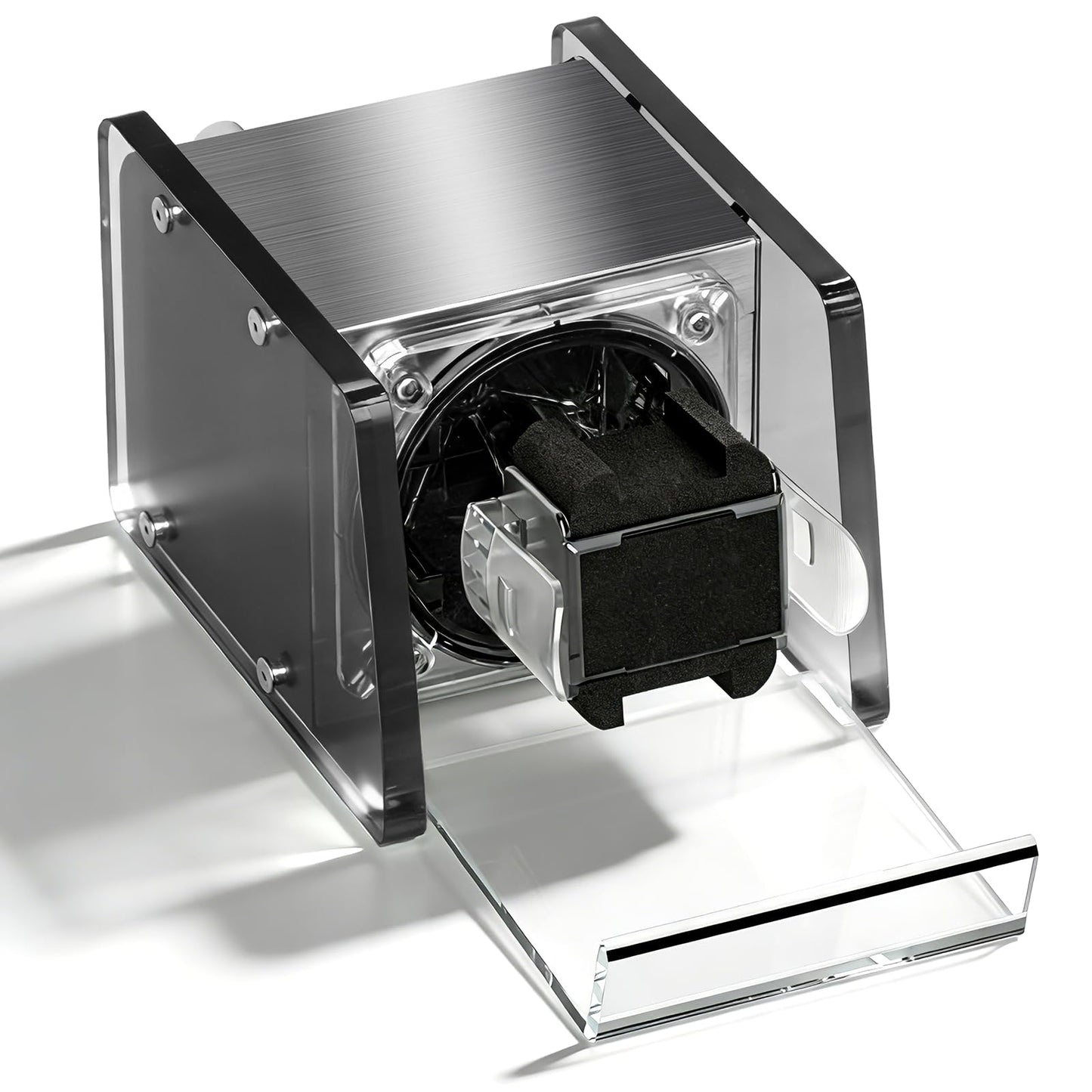 Watch Winder for Automatic Watches - Single Watch Winder Box with Quiet Motor 4 Rotation Mode Setting