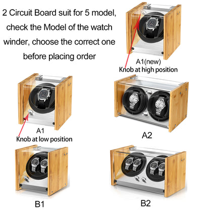 Circuit Board before Plug in Cable for Watch Winder Smith